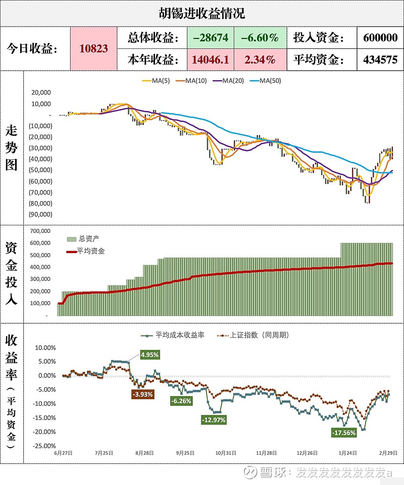 胡锡进收益